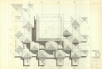 Plan pour le Pavillon du Canada à Expo 67, Montréal, juillet 1964. Fonds Arthur Erickson, Canadian Architectural Archives, Université de Calgary.